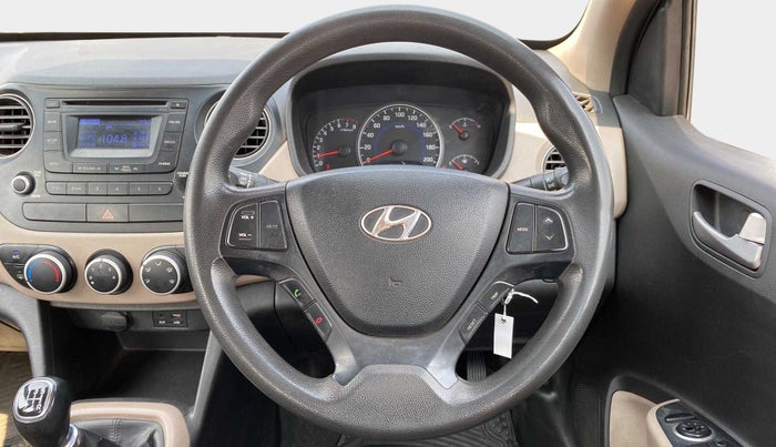 2015 Hyundai Grand i10 SPORTZ 1.2 KAPPA VTVT, Petrol, Manual, 74,627 km, Steering Wheel Close Up