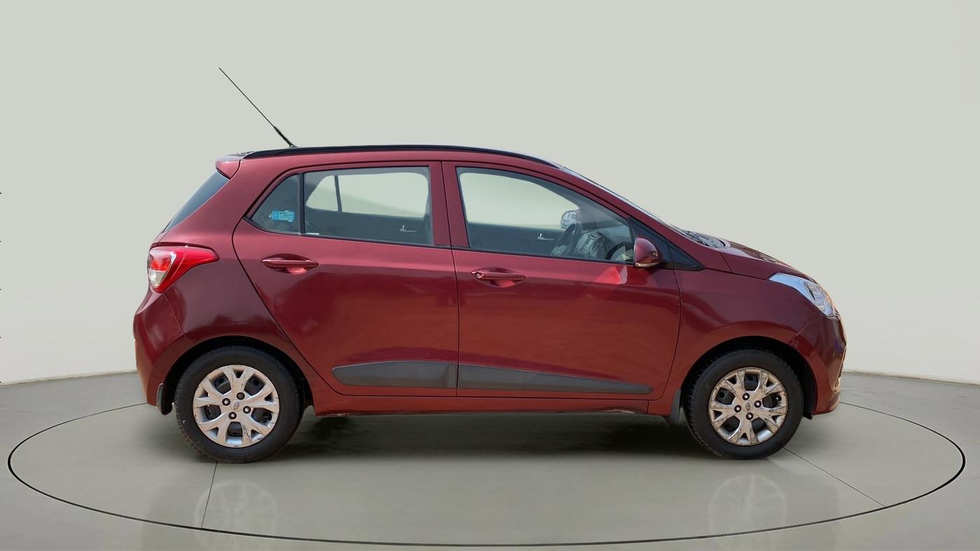 2015 Hyundai Grand i10 SPORTZ 1.2 KAPPA VTVT, Petrol, Manual, 74,627 km, Right Side View