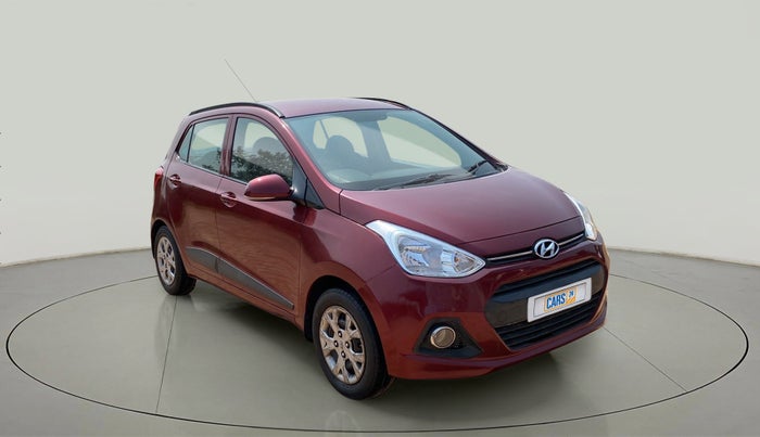 2015 Hyundai Grand i10 SPORTZ 1.2 KAPPA VTVT, Petrol, Manual, 74,627 km, Right Front Diagonal