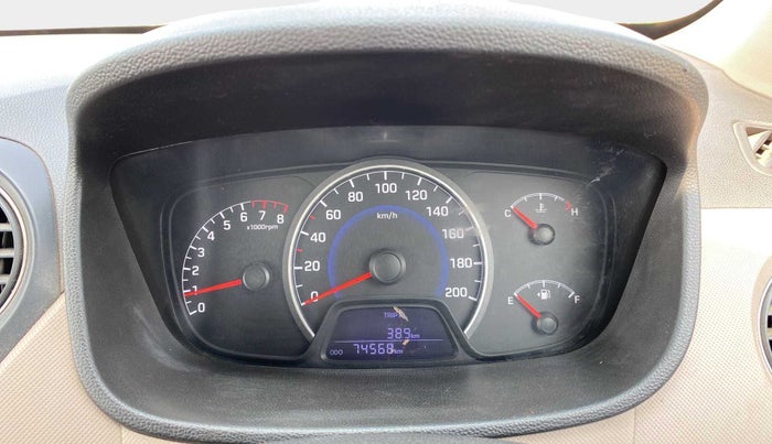 2015 Hyundai Grand i10 SPORTZ 1.2 KAPPA VTVT, Petrol, Manual, 74,627 km, Odometer Image
