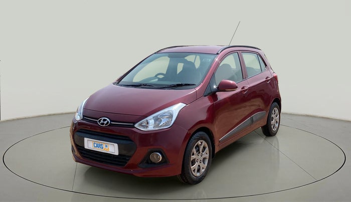 2015 Hyundai Grand i10 SPORTZ 1.2 KAPPA VTVT, Petrol, Manual, 74,627 km, Left Front Diagonal