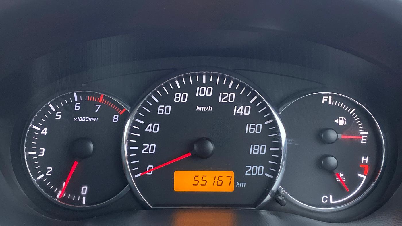 2011 Maruti Swift VXI D, Petrol, Manual, 55,215 km, Odometer Image