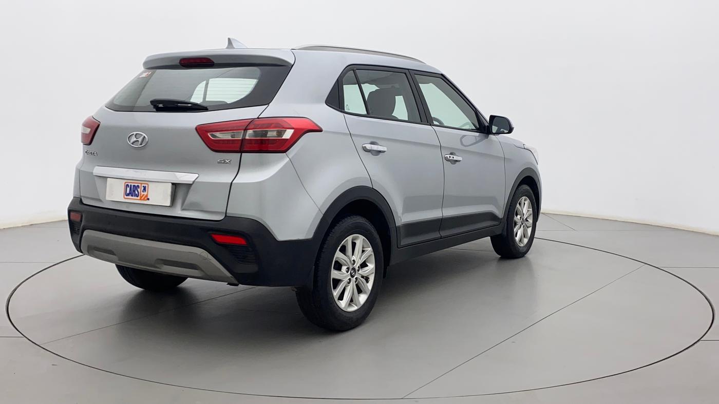 2019 Hyundai Creta SX 1.6 DIESEL, Diesel, Manual, 56,796 km, Right Back Diagonal