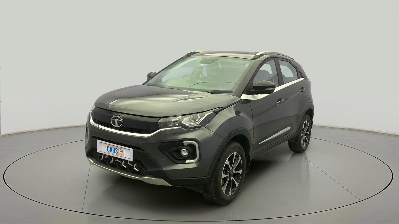 2021 Tata NEXON XZ PLUS PETROL SUNROOF, Petrol, Manual, 35,370 km, Left Front Diagonal