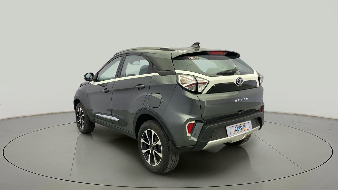 2021 Tata NEXON XZ PLUS PETROL SUNROOF, Petrol, Manual, 35,370 km, Left Back Diagonal