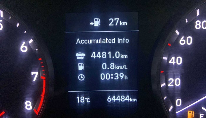 2018 Hyundai Verna 1.6 VTVT SX O, Petrol, Manual, 64,484 km, Odometer Image