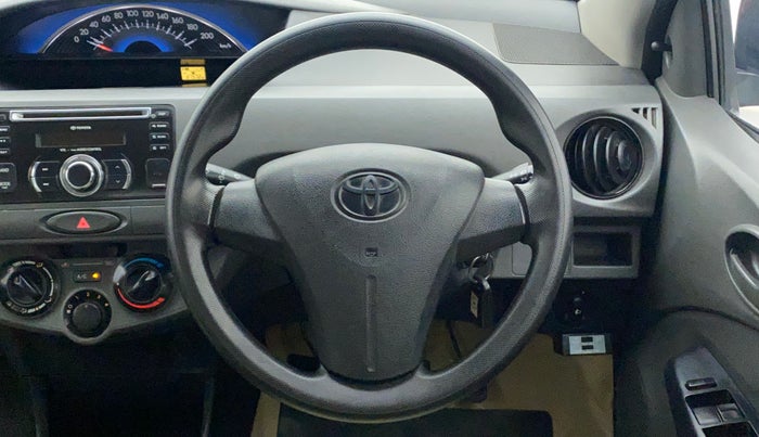 2013 Toyota Etios Liva G, Petrol, Manual, 87,572 km, Steering Wheel Close Up