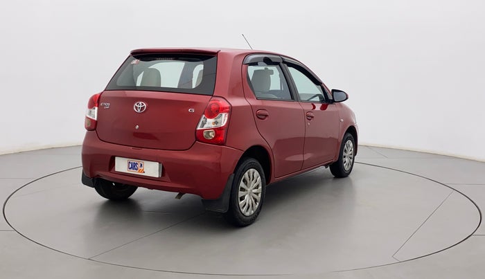 2013 Toyota Etios Liva G, Petrol, Manual, 87,572 km, Right Back Diagonal