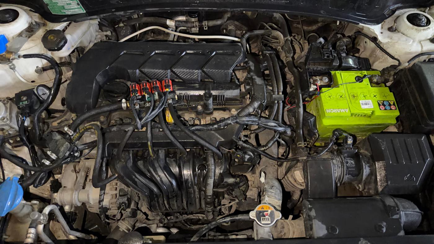 2021 KIA SELTOS HTX IVT 1.5 PETROL, CNG, Automatic, 79,136 km, Engine View