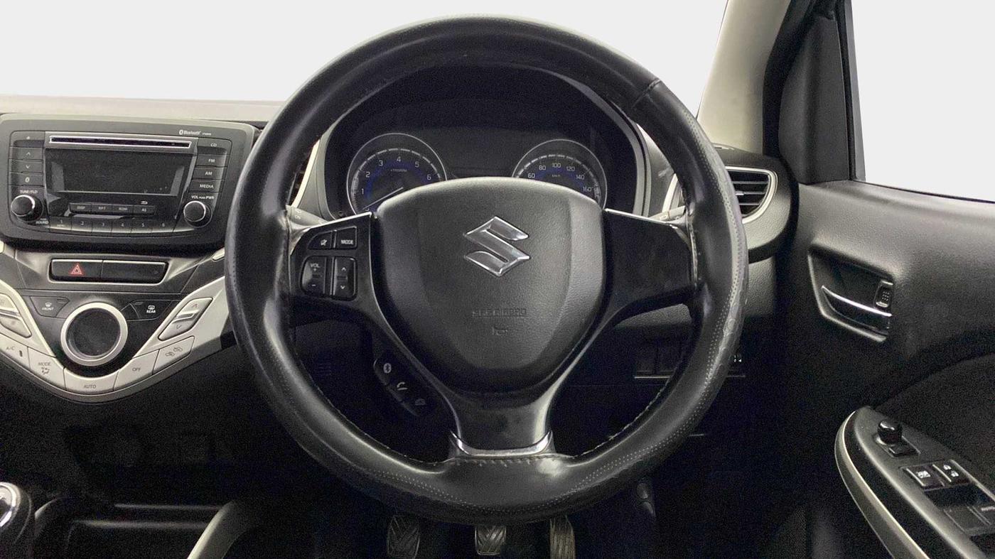 2017 Maruti Baleno DELTA PETROL 1.2, Petrol, Manual, 67,328 km, Steering Wheel Close Up