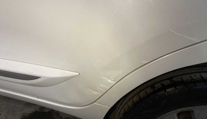 2017 Maruti Baleno ZETA CVT PETROL 1.2, Petrol, Automatic, 28,556 km, Rear left door - Slightly dented