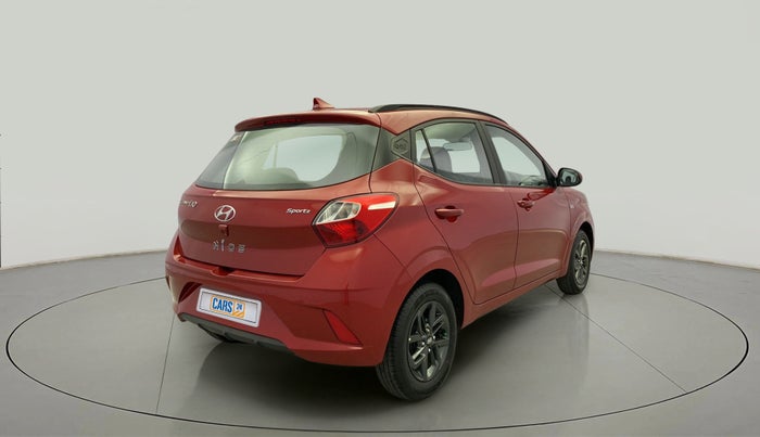 2019 Hyundai GRAND I10 NIOS SPORTZ AMT 1.2 KAPPA VTVT, Petrol, Automatic, 52,699 km, Right Back Diagonal