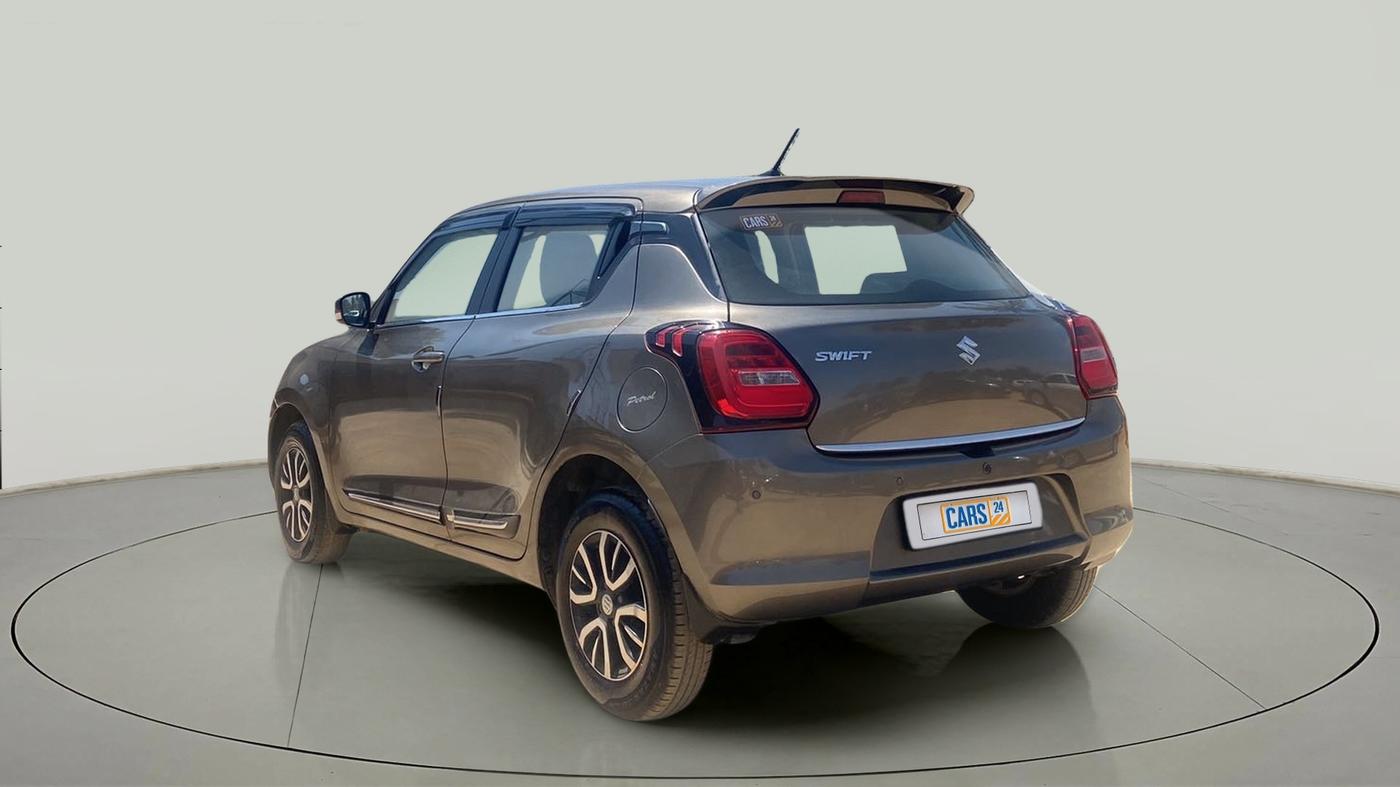 2021 Maruti Swift VXI AMT, Petrol, Automatic, 10,668 km, Left Back Diagonal