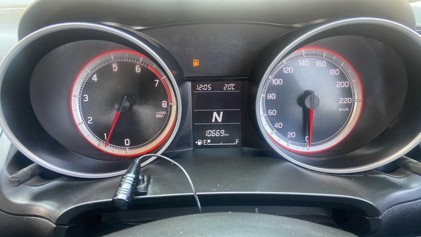 2021 Maruti Swift VXI AMT, Petrol, Automatic, 10,668 km, Odometer Image