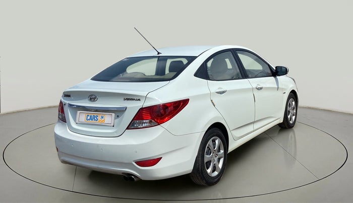 2012 Hyundai Verna FLUIDIC 1.6 CRDI EX, Diesel, Manual, 96,687 km, Right Back Diagonal