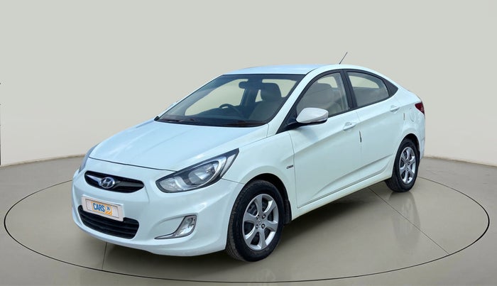 2012 Hyundai Verna FLUIDIC 1.6 CRDI EX, Diesel, Manual, 96,687 km, Left Front Diagonal