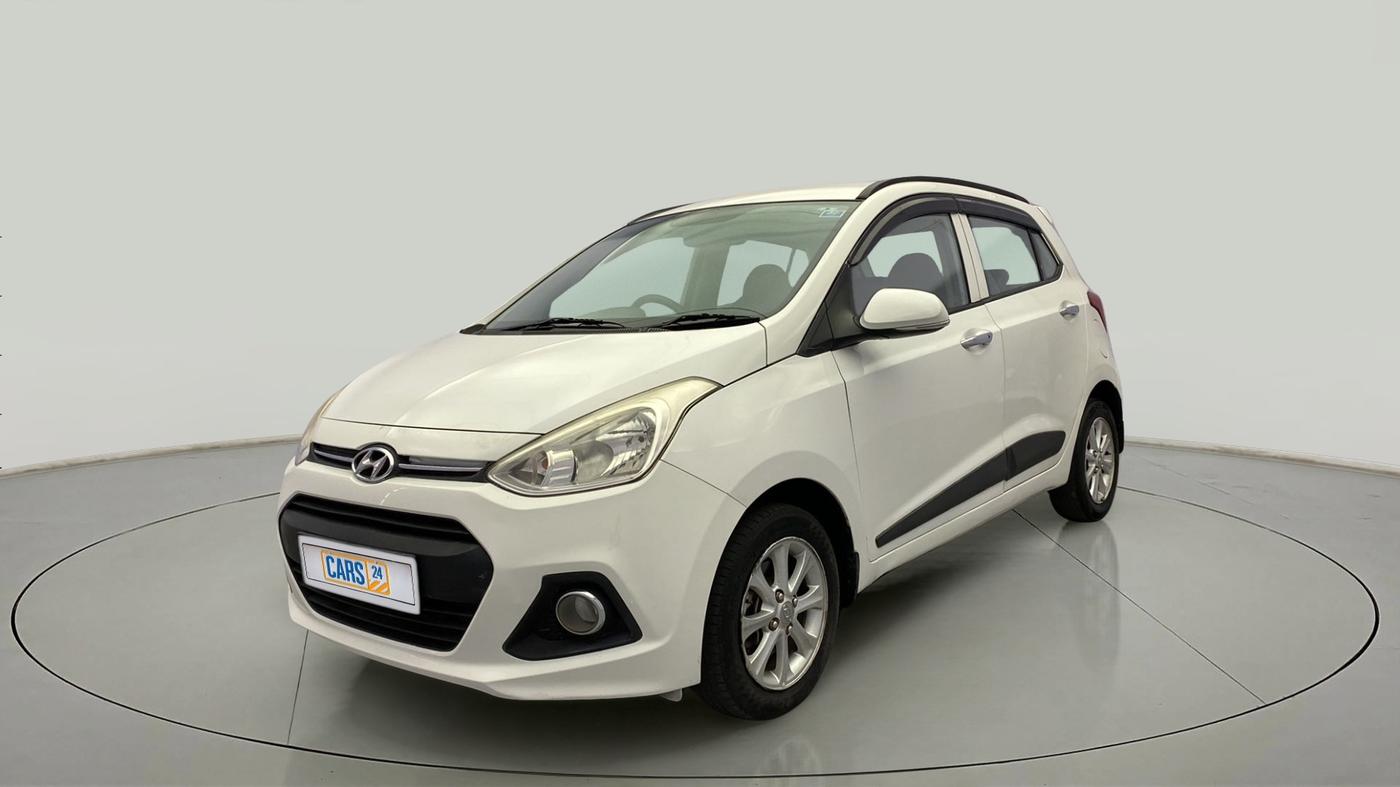 2014 Hyundai Grand i10 ASTA AT 1.2 KAPPA VTVT, Petrol, Automatic, 93,781 km, Left Front Diagonal
