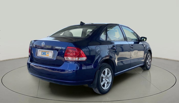 2014 Volkswagen Vento HIGHLINE DIESEL 1.6, Diesel, Manual, 1,05,725 km, Right Back Diagonal
