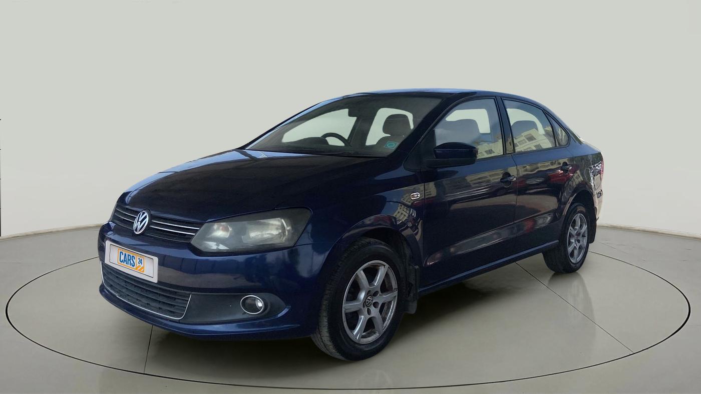 2014 Volkswagen Vento HIGHLINE DIESEL 1.6, Diesel, Manual, 1,05,725 km, Left Front Diagonal