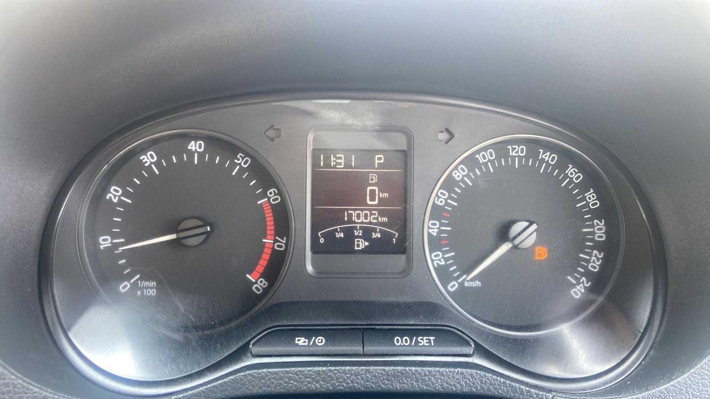 2019 Skoda Rapid AMBITION 1.6 MPI AT, Petrol, Automatic, 17,001 km, Odometer Image