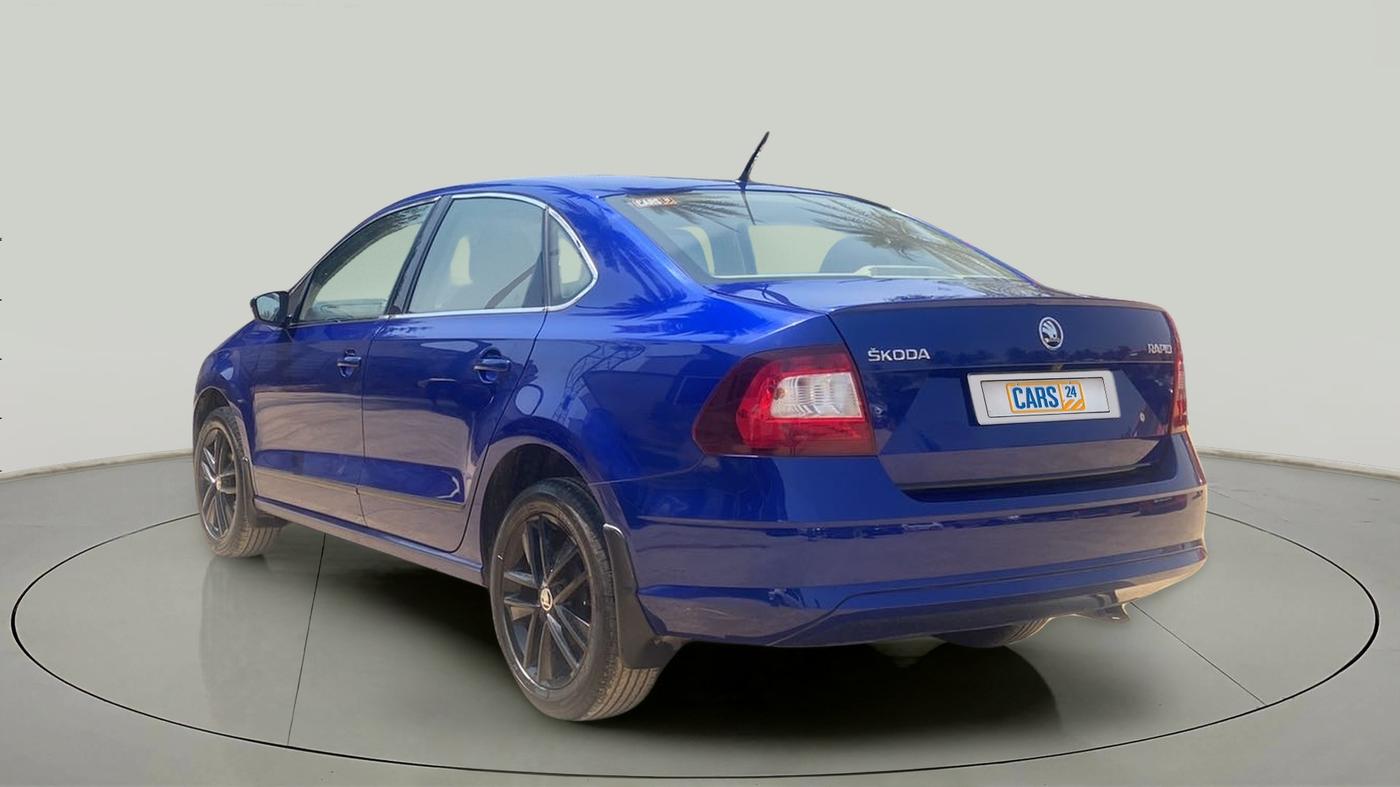 2019 Skoda Rapid AMBITION 1.6 MPI AT, Petrol, Automatic, 17,001 km, Left Back Diagonal