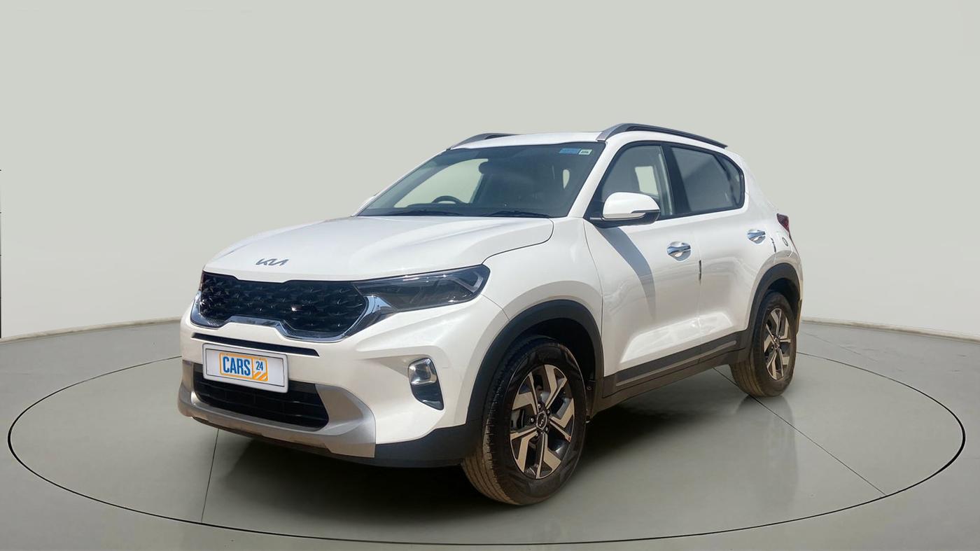 2023 KIA SONET HTX 1.0 DCT, Petrol, Automatic, 9,869 km, Left Front Diagonal