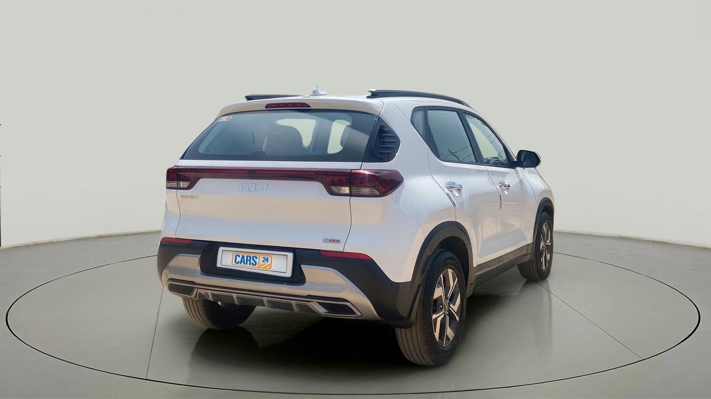 2023 KIA SONET HTX 1.0 DCT, Petrol, Automatic, 9,869 km, Right Back Diagonal