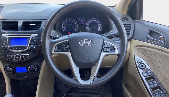 2013 Hyundai Verna FLUIDIC 1.6 VTVT SX, Petrol, Manual, 70,137 km, Steering Wheel Close Up