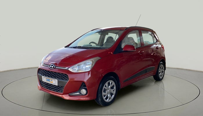 2017 Hyundai Grand i10 SPORTZ (O) 1.2 KAPPA VTVT, Petrol, Manual, 23,988 km, Left Front Diagonal