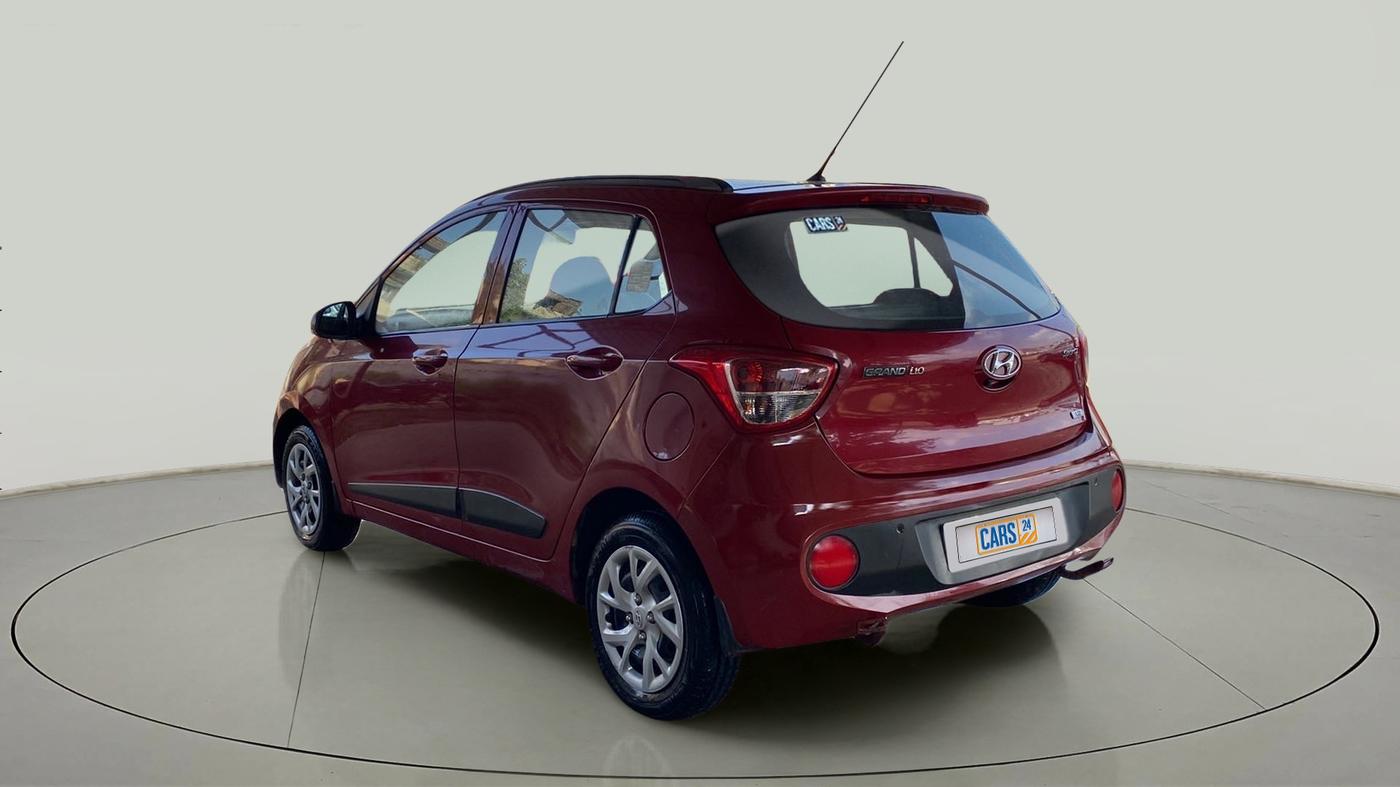 2017 Hyundai Grand i10 SPORTZ (O) 1.2 KAPPA VTVT, Petrol, Manual, 23,988 km, Left Back Diagonal