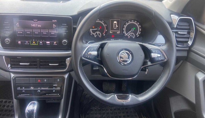 2022 Skoda KUSHAQ AMBITION 1.0L TSI AT, Petrol, Automatic, 4,471 km, Steering Wheel Close Up