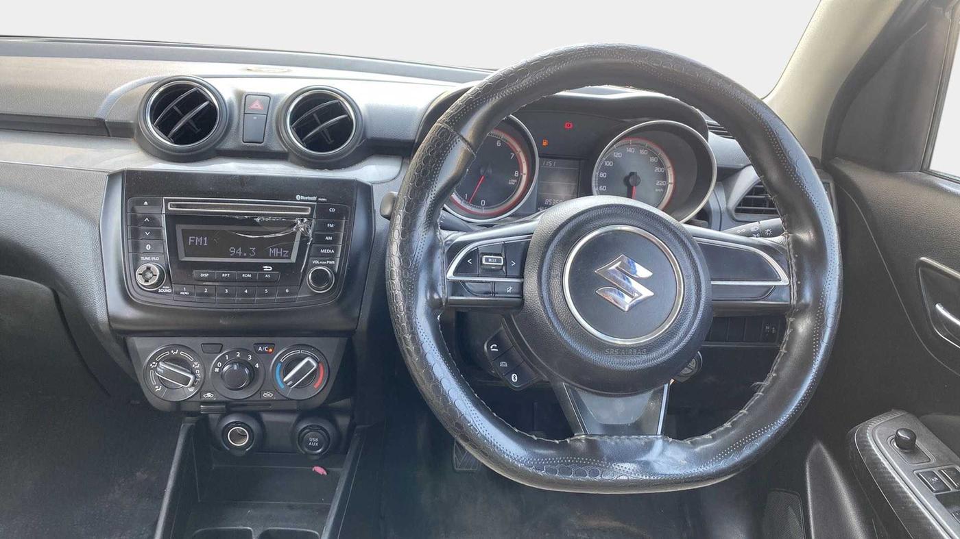 2018 Maruti Swift VXI, Petrol, Manual, 85,364 km, Steering Wheel Close Up
