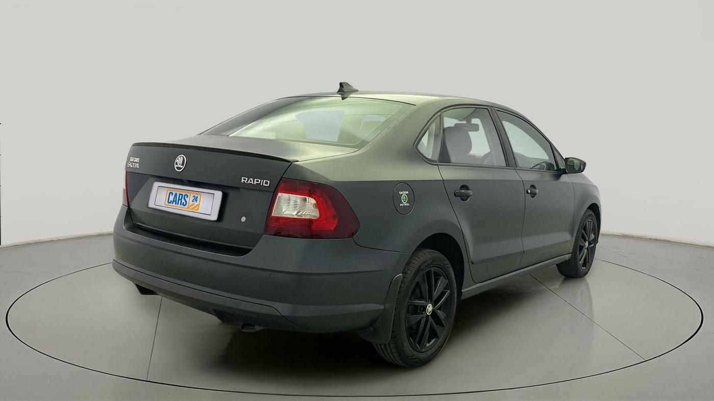 2021 Skoda Rapid AMBITION AT TSI, Petrol, Automatic, 63,777 km, Right Back Diagonal