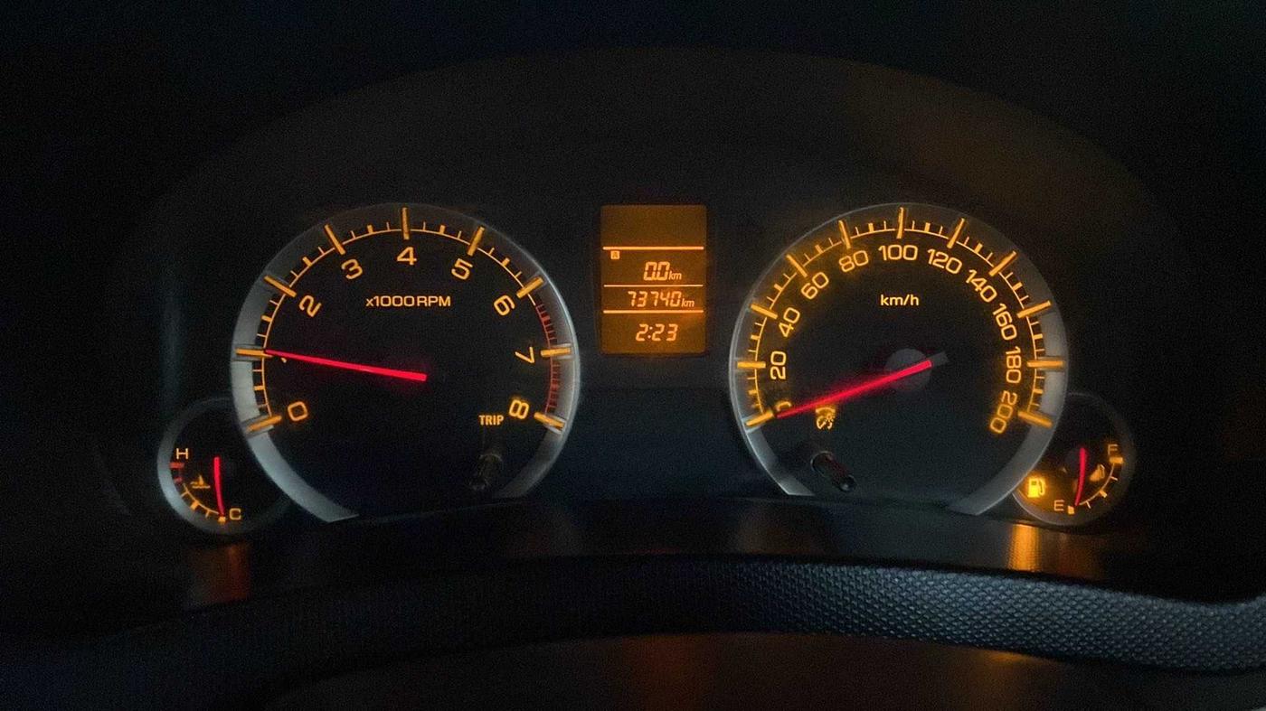 2012 Maruti Swift Dzire VXI, Petrol, Manual, 73,750 km, Odometer Image