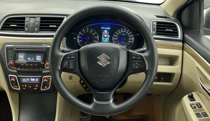 2018 Maruti Ciaz ZETA 1.5 SHVS MT PETROL, Petrol, Manual, 81,853 km, Steering Wheel Close Up