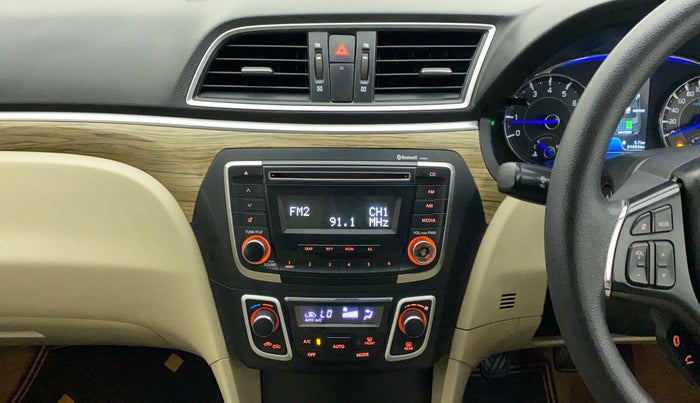 2018 Maruti Ciaz ZETA 1.5 SHVS MT PETROL, Petrol, Manual, 81,853 km, Air Conditioner