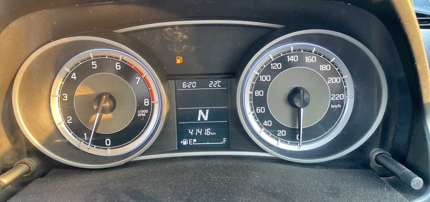 2018 Maruti Dzire ZXI AMT, Petrol, Automatic, 41,392 km, Odometer Image