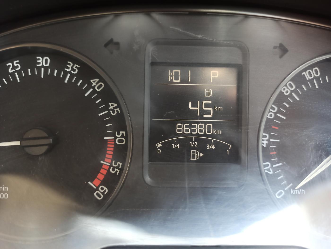 2017 Skoda Rapid AMBITION 1.5 TDI AT, Diesel, Automatic, 86,363 km, Odometer Image
