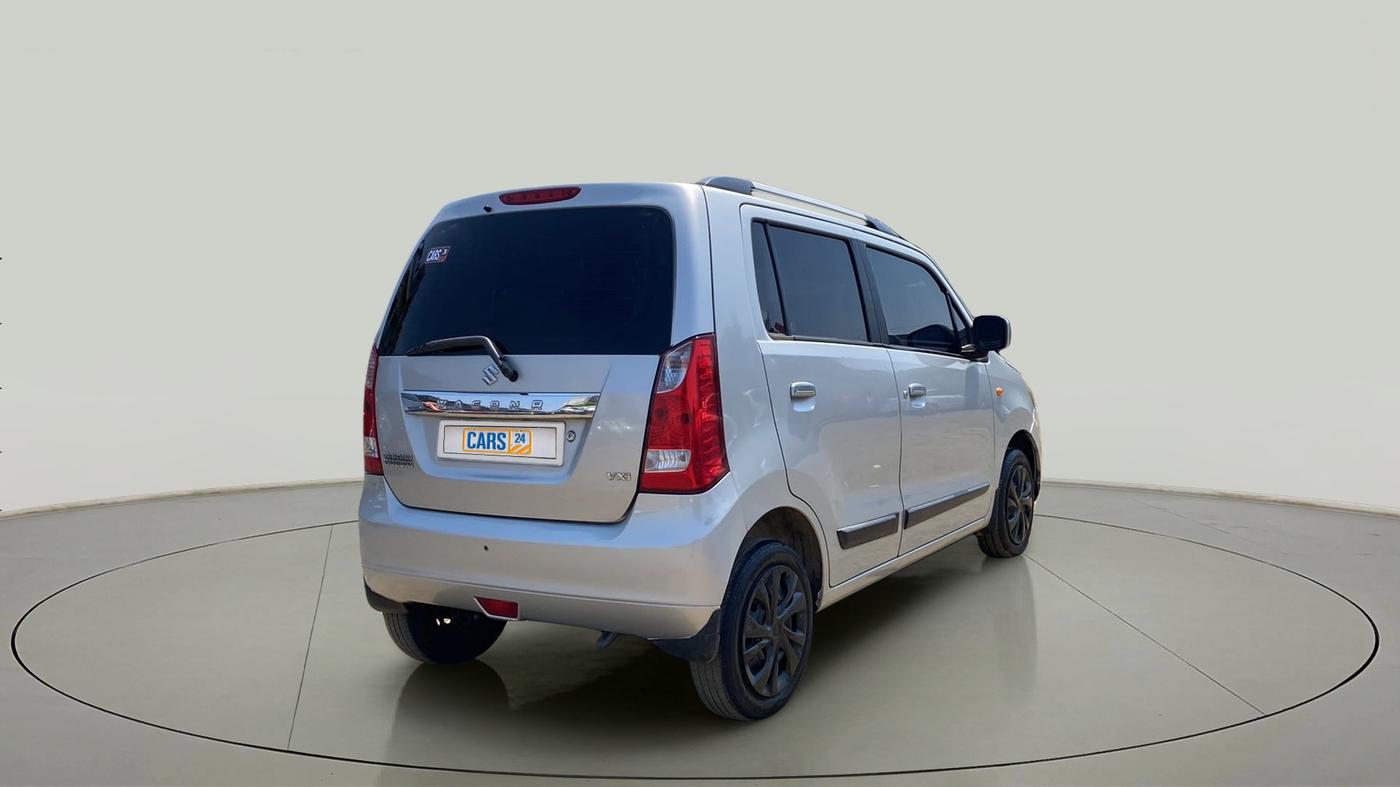 2012 Maruti Wagon R 1.0 VXI, Petrol, Manual, 73,634 km, Right Back Diagonal