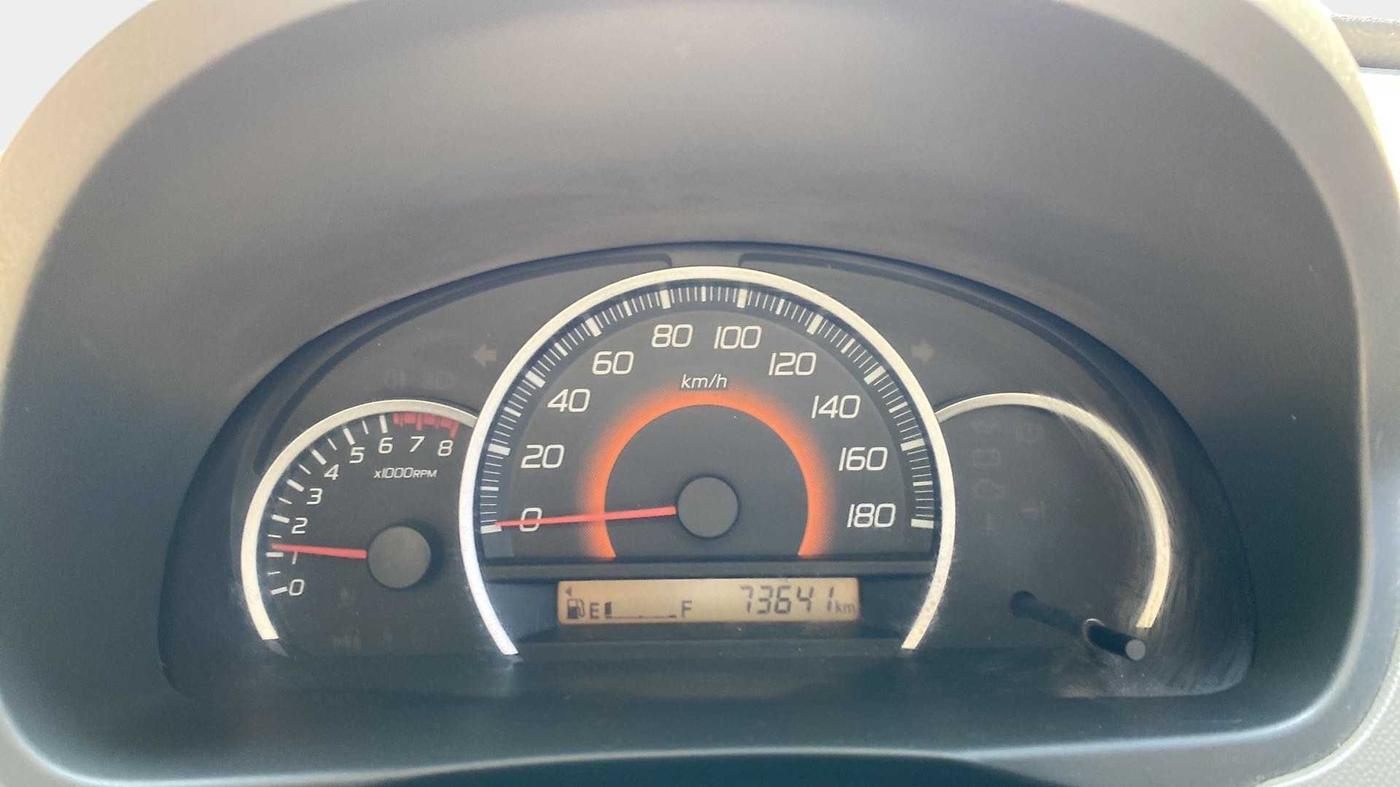 2012 Maruti Wagon R 1.0 VXI, Petrol, Manual, 73,634 km, Odometer Image