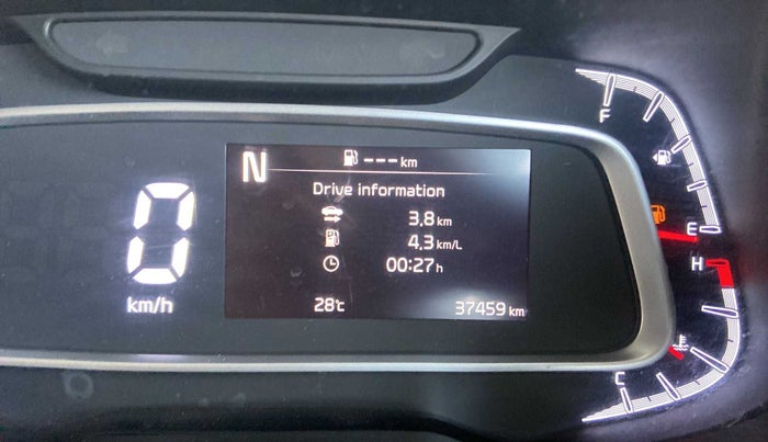 2021 KIA SONET HTX PLUS 1.0 IMT, Petrol, Manual, 37,604 km, Odometer Image