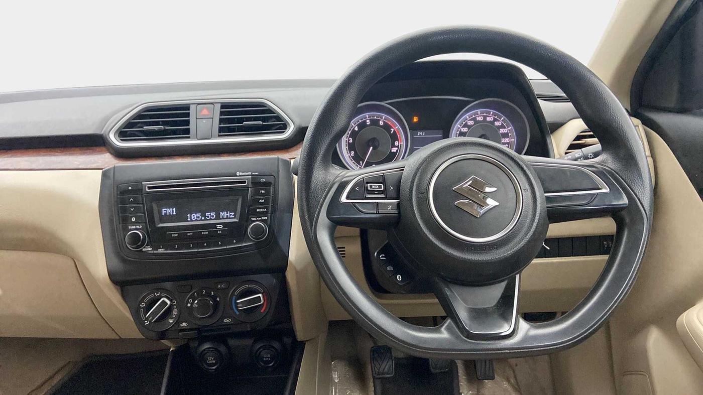 2018 Maruti Dzire VXI, Petrol, Manual, 43,102 km, Steering Wheel Close Up