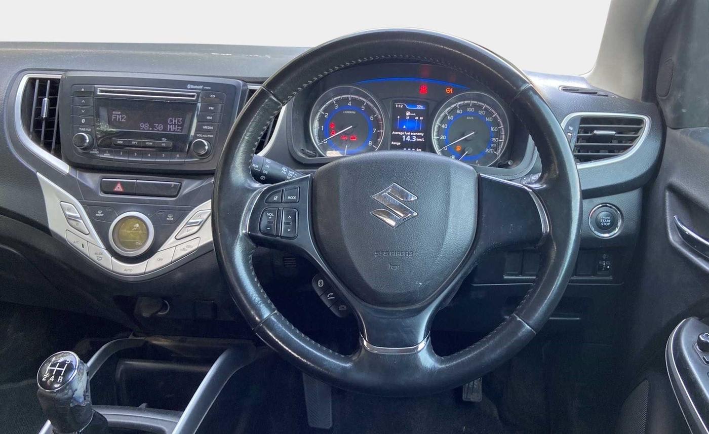 2015 Maruti Baleno ZETA PETROL 1.2, Petrol, Manual, 55,885 km, Steering Wheel Close Up