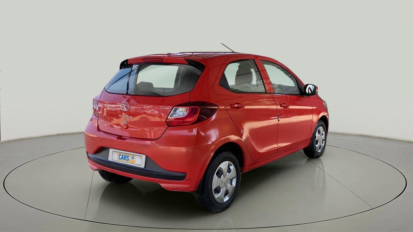 2022 Tata Tiago XT CNG, CNG, Manual, 37,865 km, Right Back Diagonal