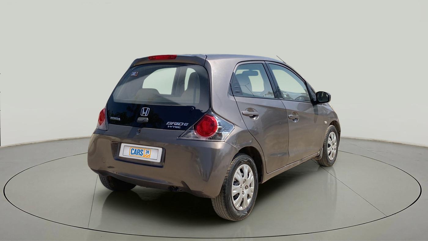 2012 Honda Brio S MT, Petrol, Manual, 90,448 km, Right Back Diagonal