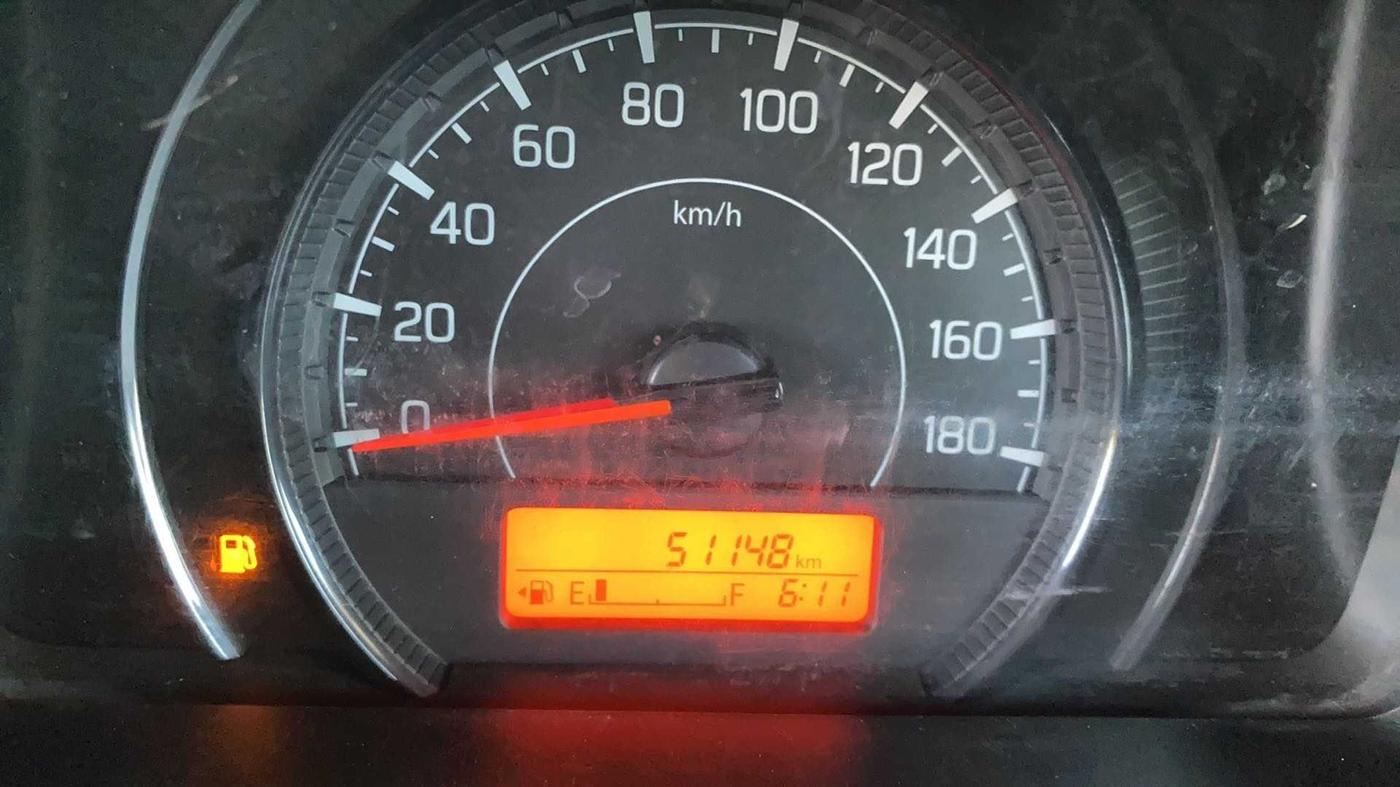 2019 Maruti New Wagon-R VXI 1.2, Petrol, Manual, 51,163 km, Odometer Image