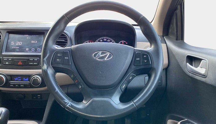 2018 Hyundai Grand i10 ASTA 1.2 KAPPA VTVT, Petrol, Manual, 35,650 km, Steering Wheel Close Up