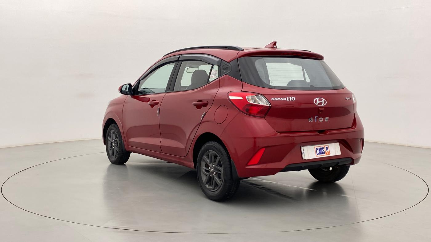 2021 Hyundai GRAND I10 NIOS SPORTZ PETROL, Petrol, Manual, 43,606 km, Left Back Diagonal