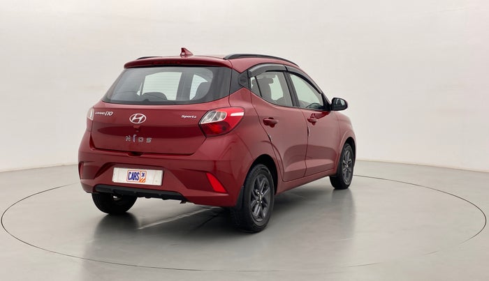 2021 Hyundai GRAND I10 NIOS SPORTZ PETROL, Petrol, Manual, 43,606 km, Right Back Diagonal