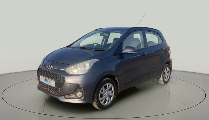 2017 Hyundai Grand i10 SPORTZ (O) 1.2 KAPPA VTVT, Petrol, Manual, 75,797 km, Left Front Diagonal